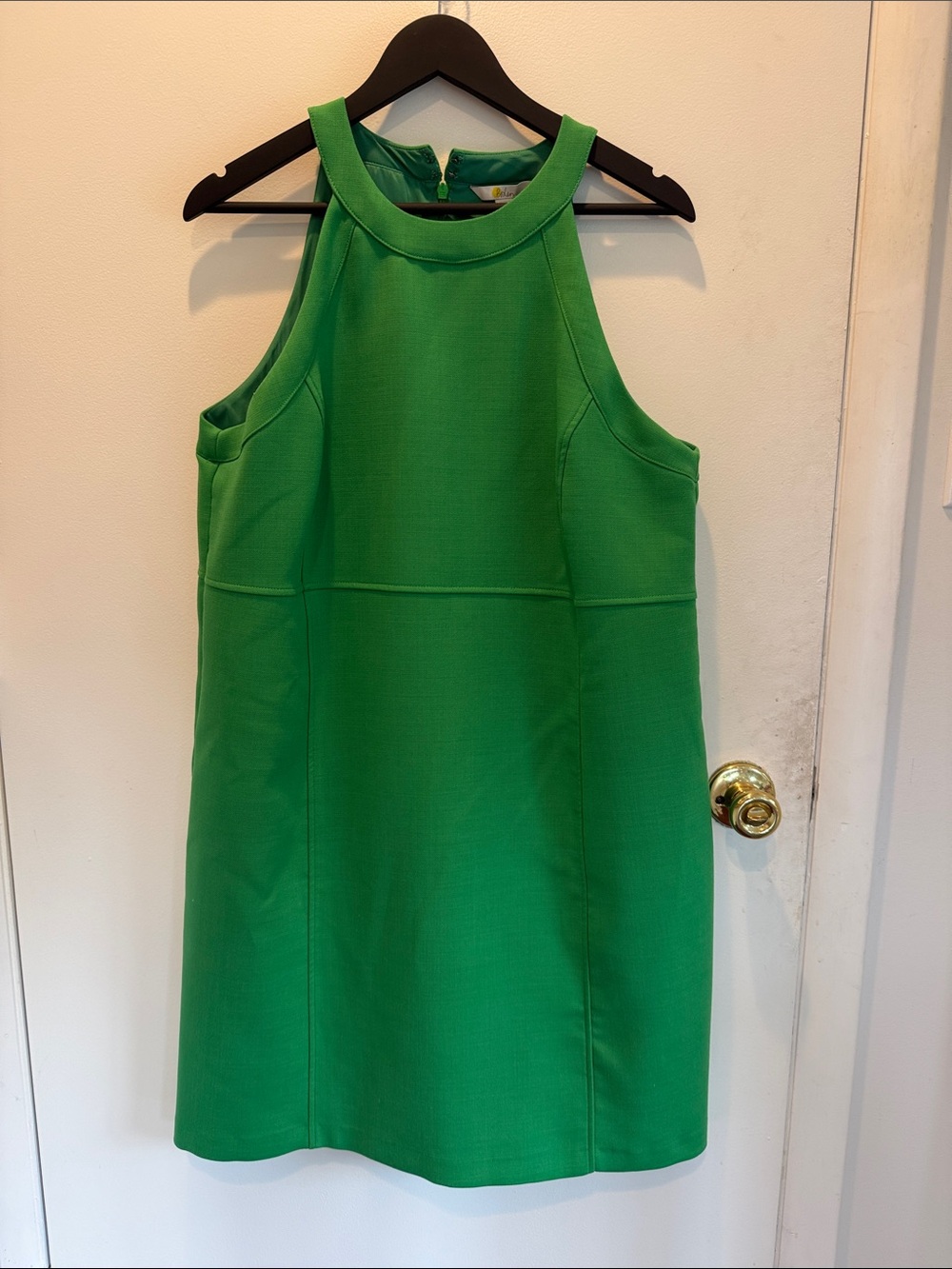Boden Bright Green Sleeveless Shift Dress